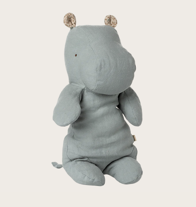 Safari friends, Hipopótamo, Mediano - Azul gris