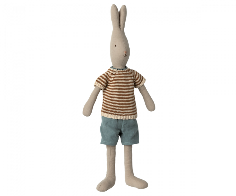 Conejo talla 3, Clásico - Camisa y pantalones cortos de puntos