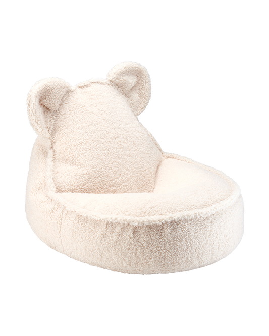 Cream White Bear Beanbag