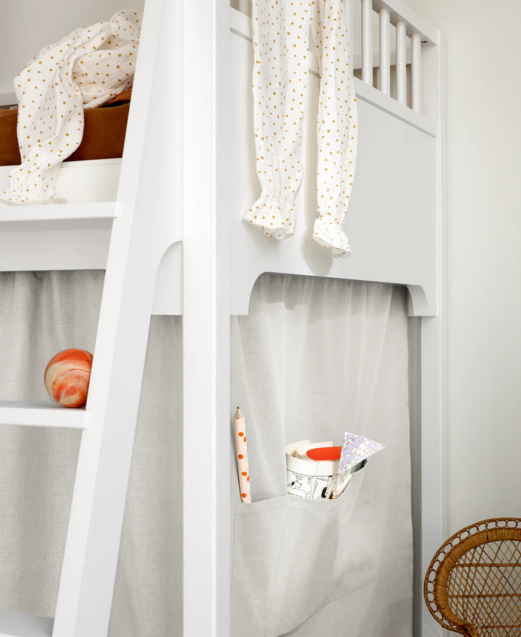 CURTAIN FOR SEASIDE CLASSIC LOW LOFT BED, GREY
