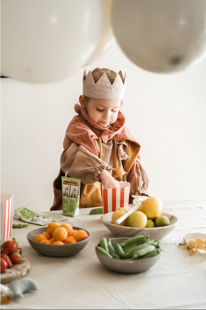 Disfraz Capa y Corona de Reina