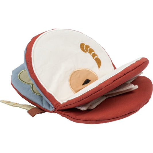 Libro de Tela Sensorial Manzana Roja