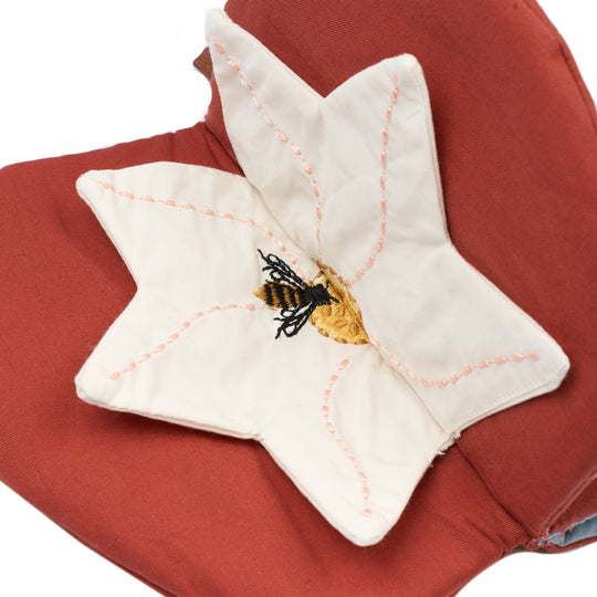 Libro de Tela Sensorial Manzana Roja