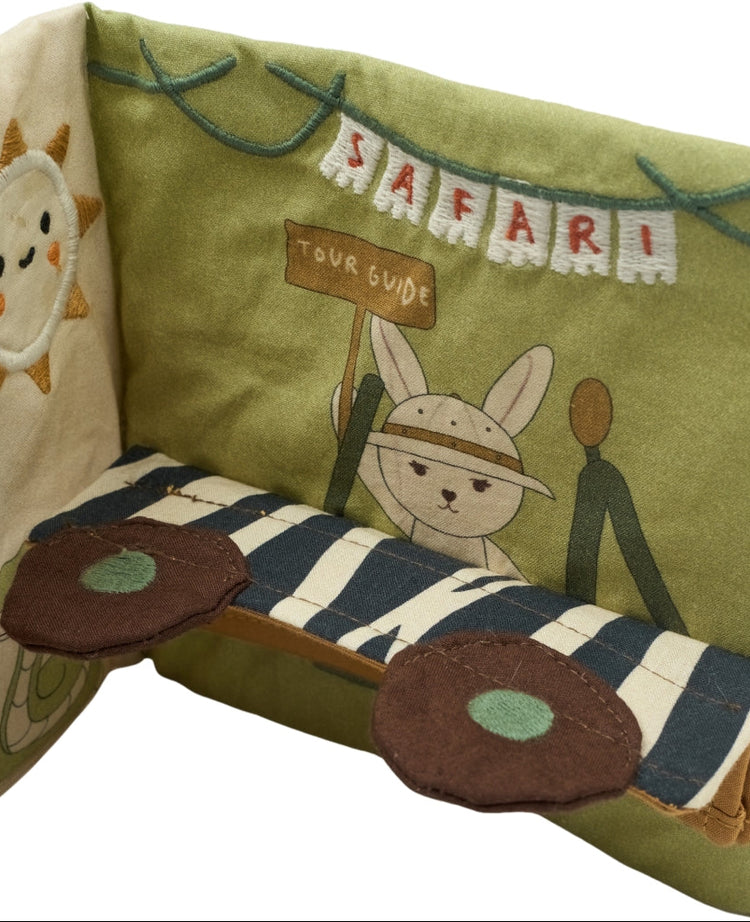 Libro de Tela Sensorial Safari