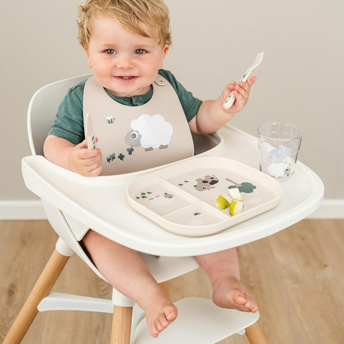 Plato con Compartimentos Tiny Farm Arena