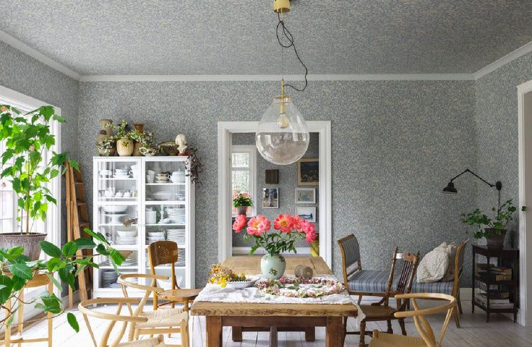 PAPEL PINTADO GARDEN BLUE