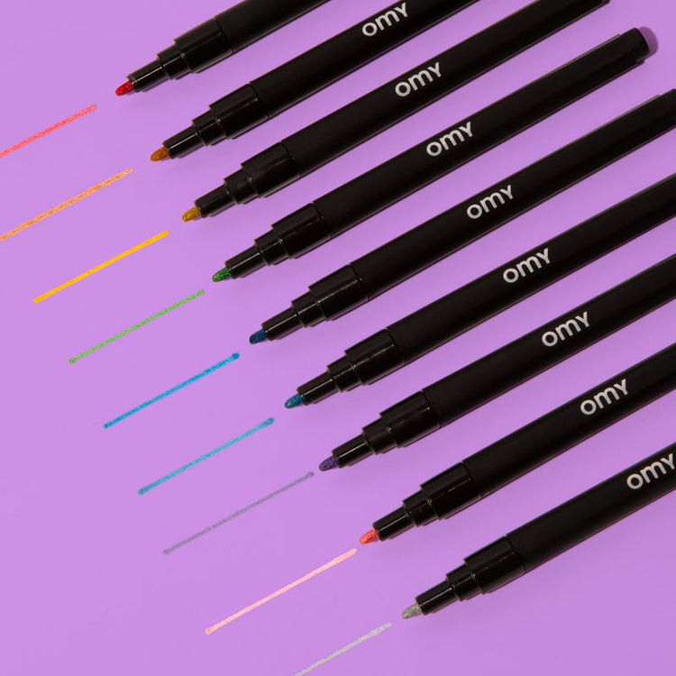 Rotuladores con Purpurina