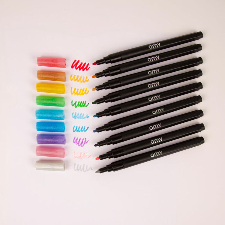 Rotuladores con Purpurina