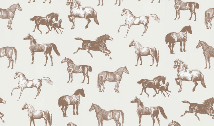 PAPEL PINTADO HORSES