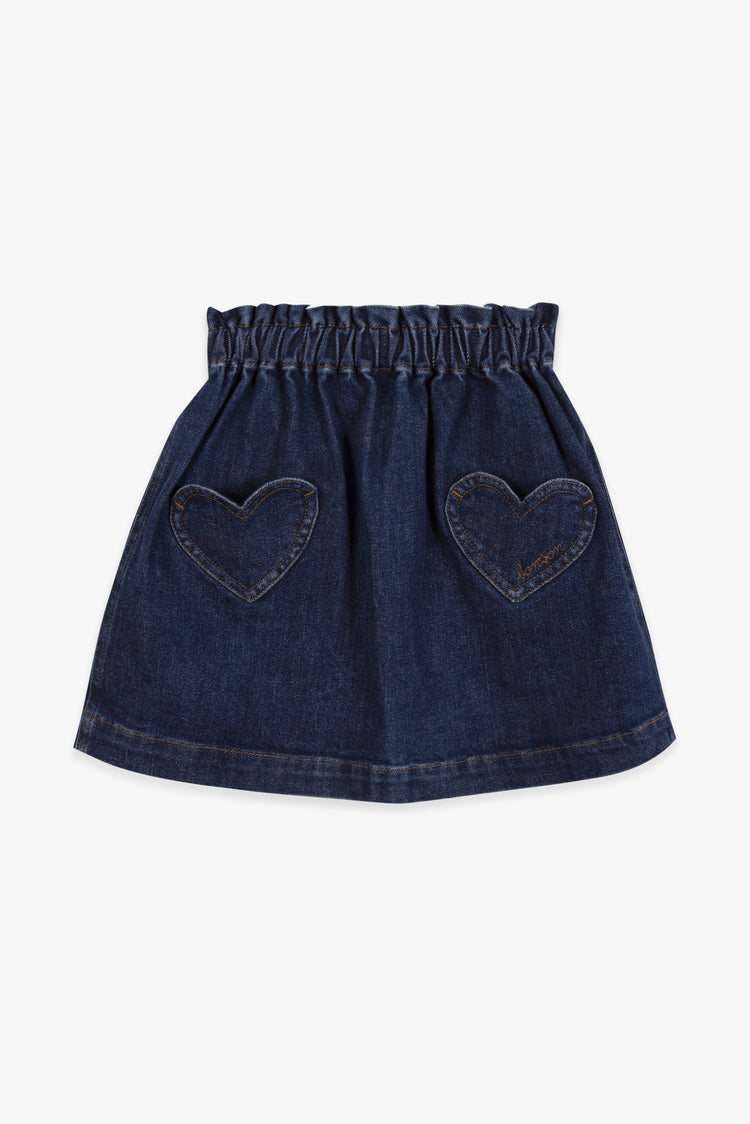 Falda Douchka en Denim Brut – Espíritu Cowgirl con Toque Romántico | Colección New Barn