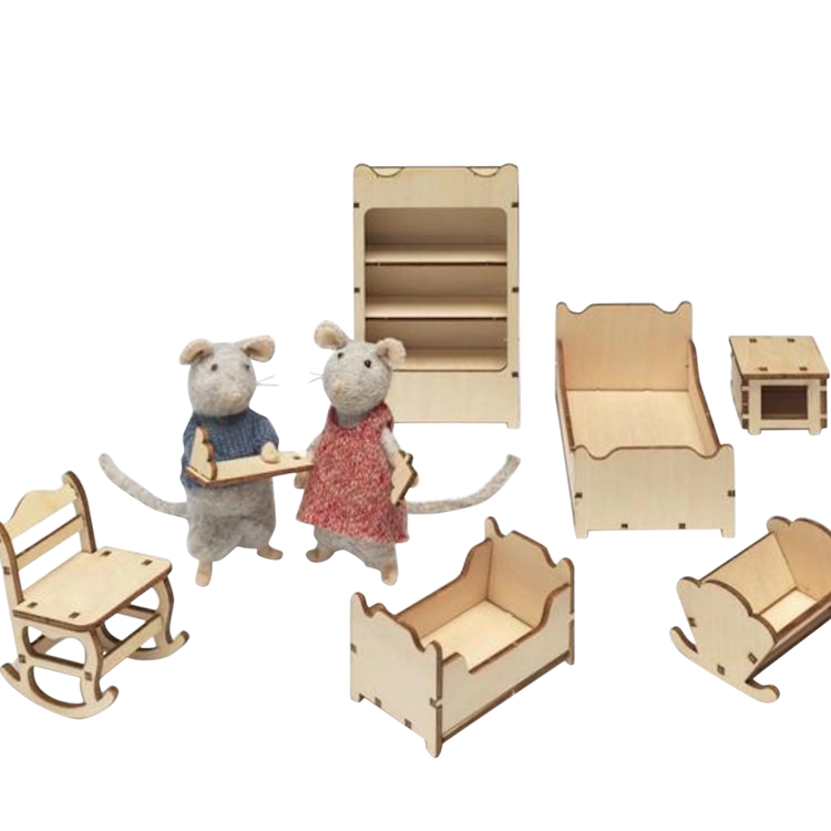 KIT MUEBLES DORMITORIO - LA CASA DE LOS RATONES