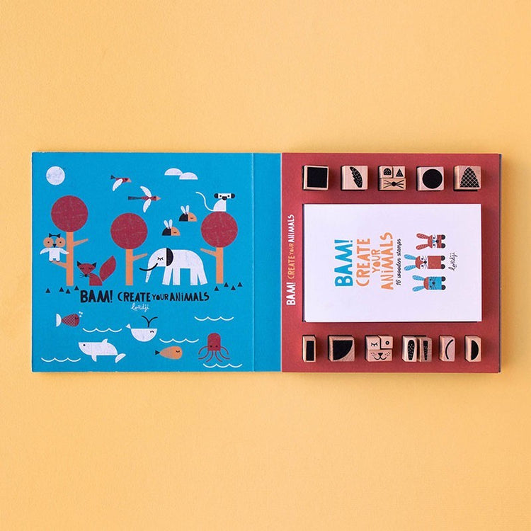Sellos de Madera Bam! Create Your Animals