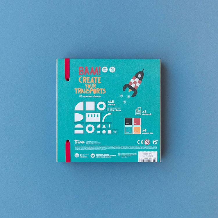 Sellos de Madera Bam! Create Your Transports