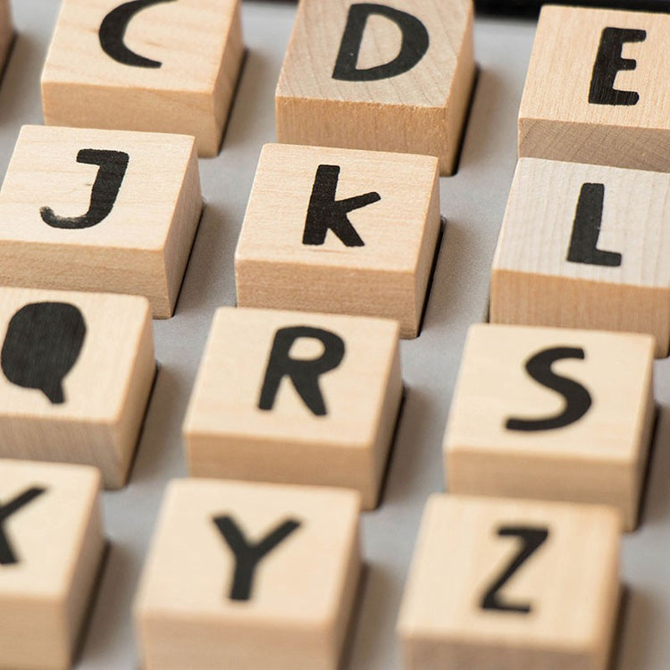 Sellos de Madera Bam! Create Your Words