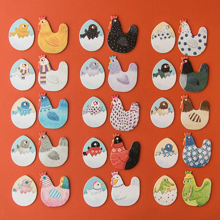 JUEGO DE MEMORIA GALLINAS Y POLLITOS