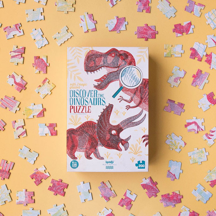 DISCOVER THE DINOSAURS PUZZLE