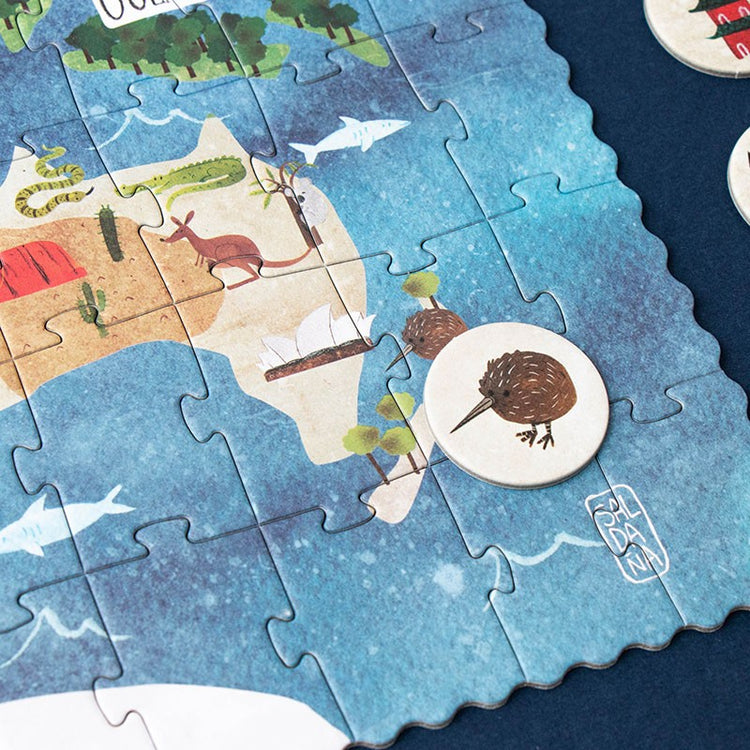 DISCOVER THE WORLD PUZZLE