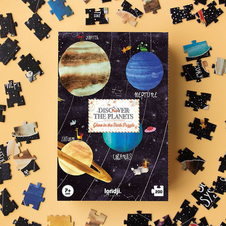 Puzzle Glow In The Dark - Discover The Planets