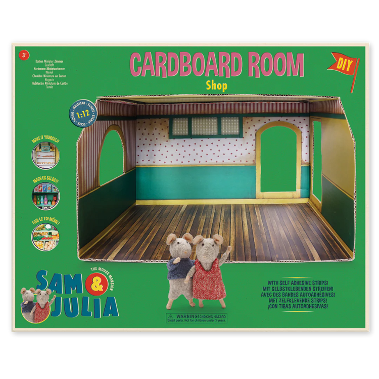 HABITACIÓN MINIATURA DE CARTÓN - TIENDA