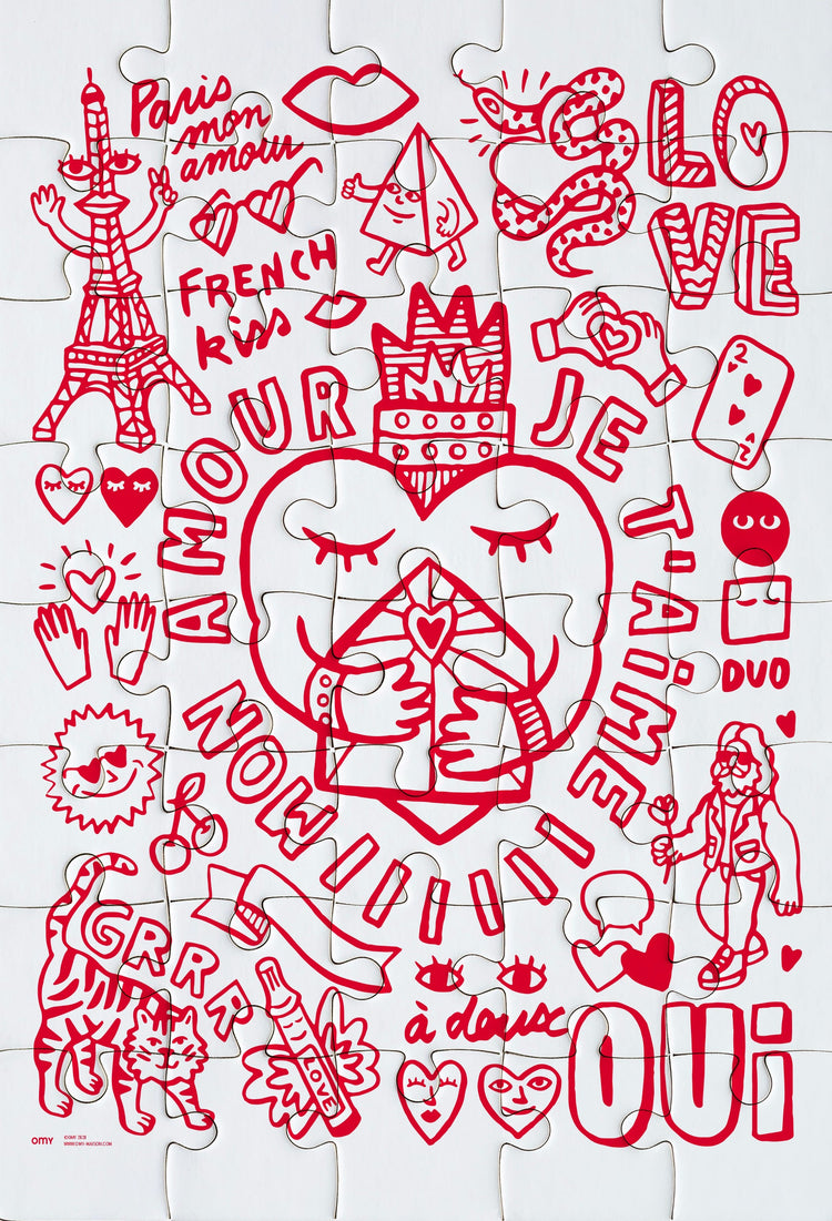 MINI PUZZLE OMY - LOVE