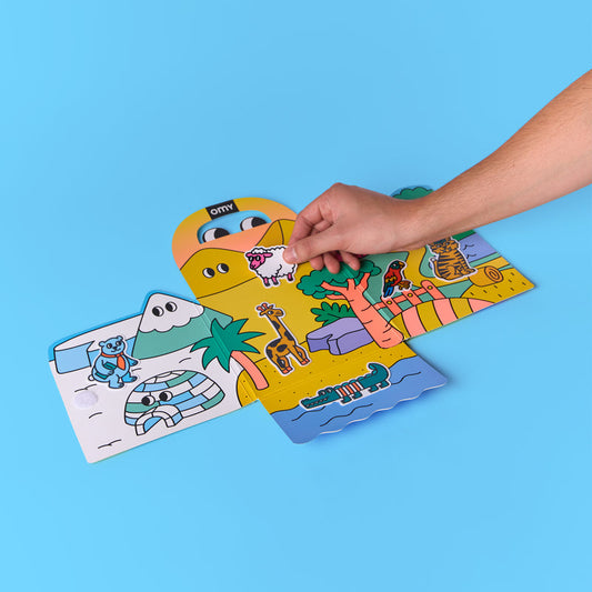 KIT PEGATINAS MONTESSORI - ANIMALES