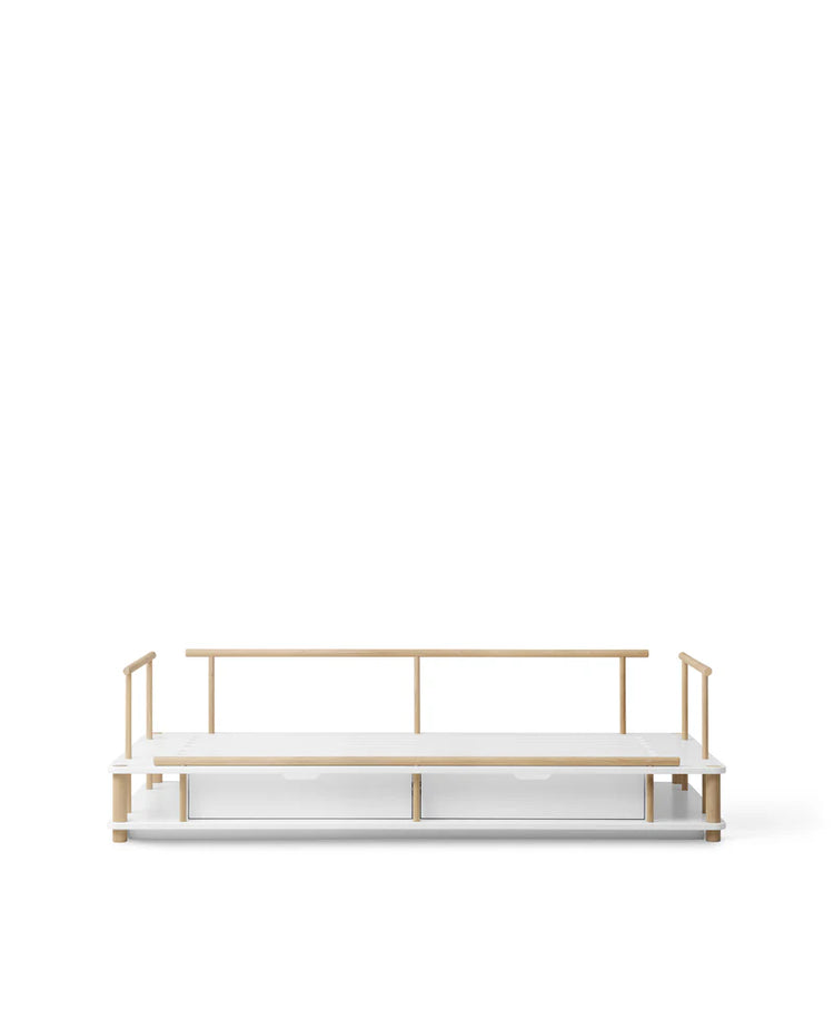 CAMP DAY BED WHITE/OAK