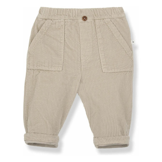 PANTALÓN DE BEBÉ COLOR TORTORA – 1+IN THE FAMILY | KIDSLABCO