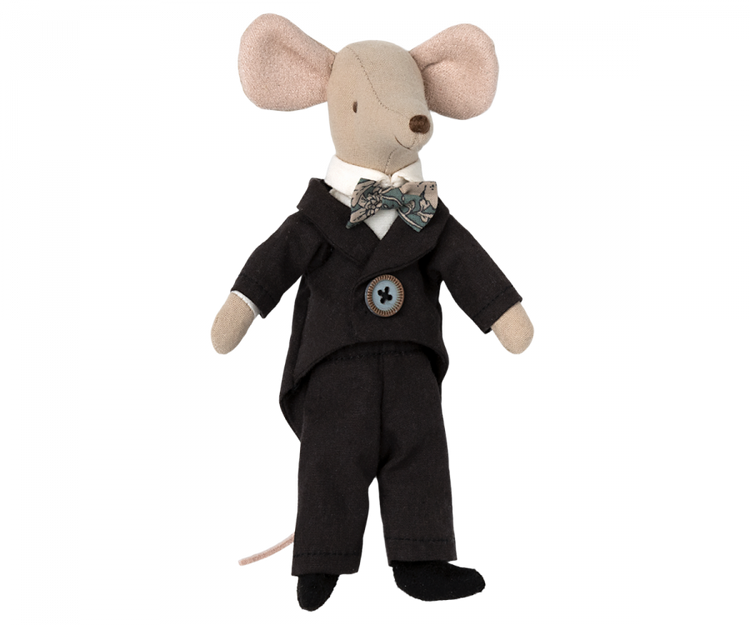 Pareja de ratones de boda en caja