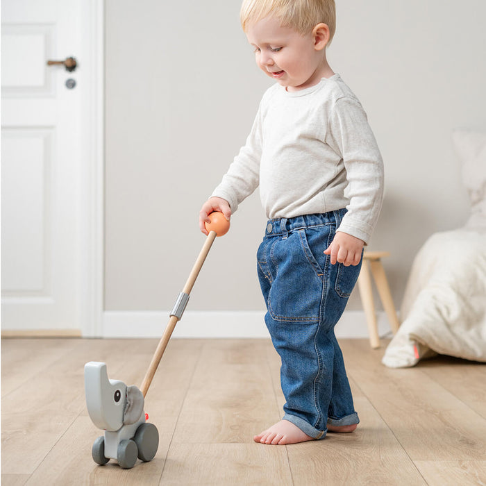 Juguete de Arrastre Elphee color Gris