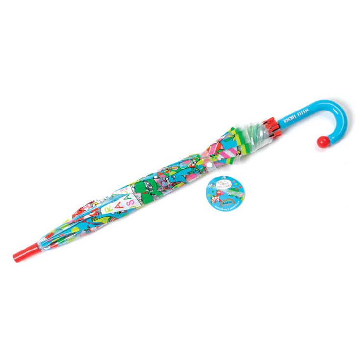 Paraguas Transparente Dino