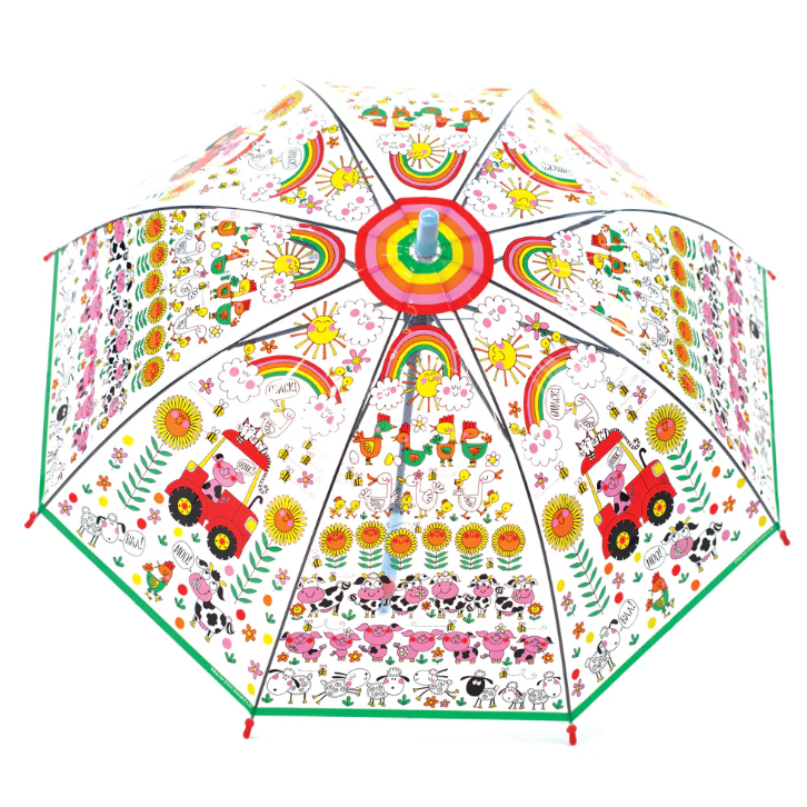 Paraguas Transparente On The Farm