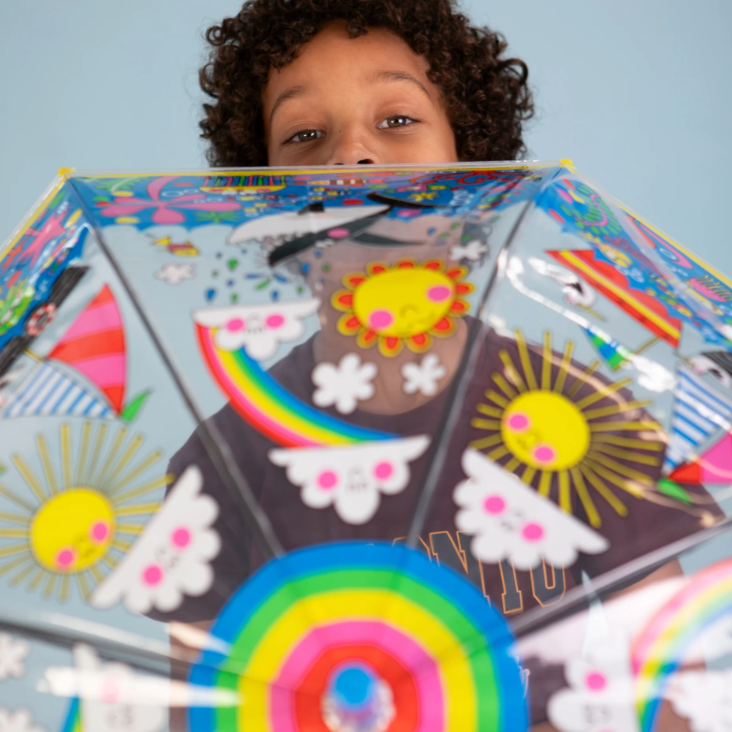 Paraguas Transparente Under The Sea