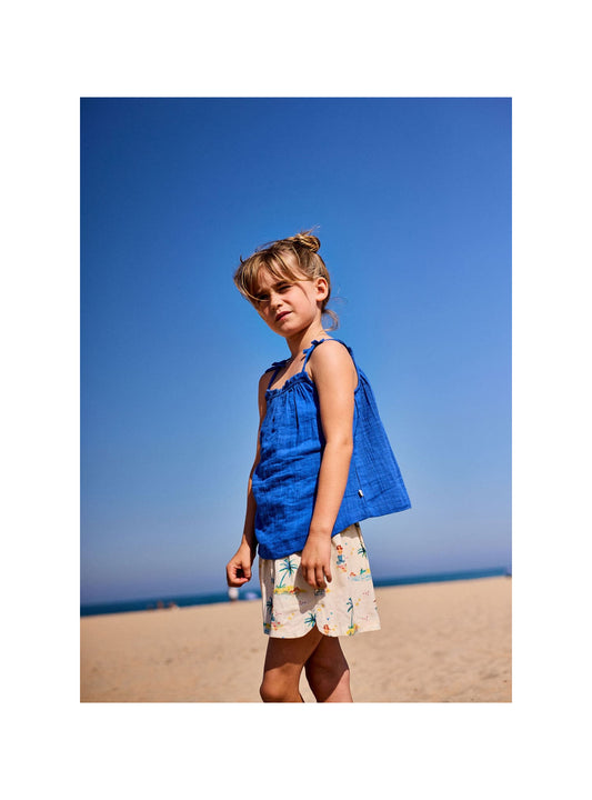 Top con tirantes azul Arsène et les Pipelettes