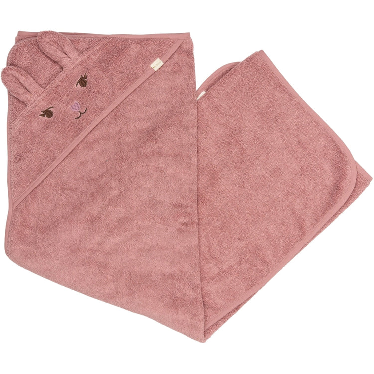 Toalla de Algodón con Capucha Conejo