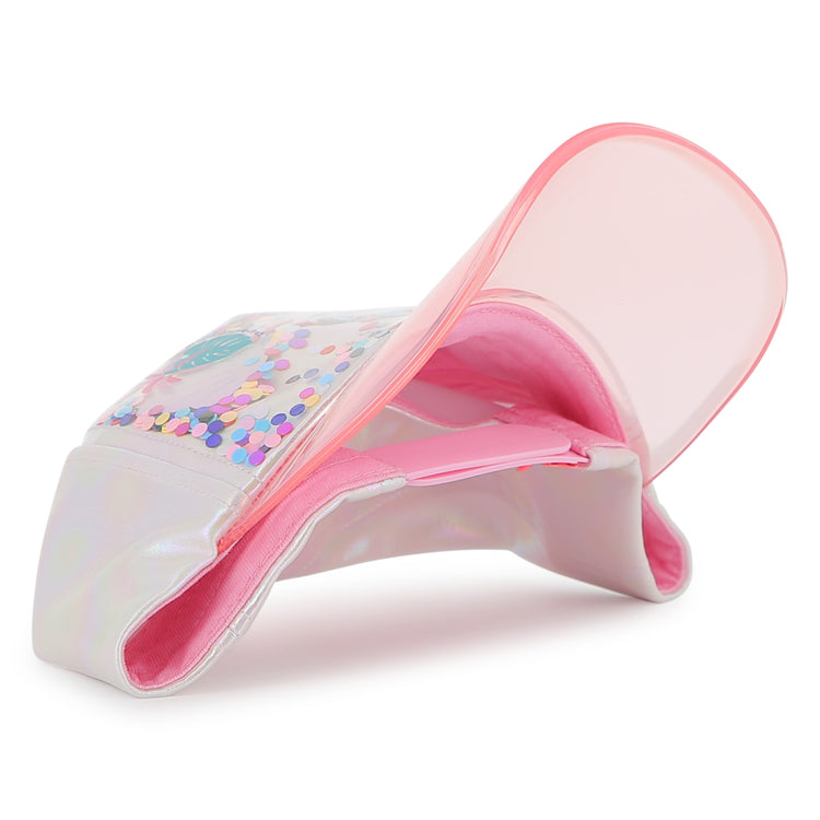 Gorra con visera transparente