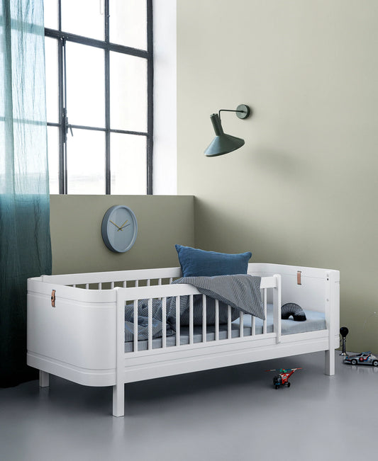 WOOD MINI + JUNIOR BED WHITE