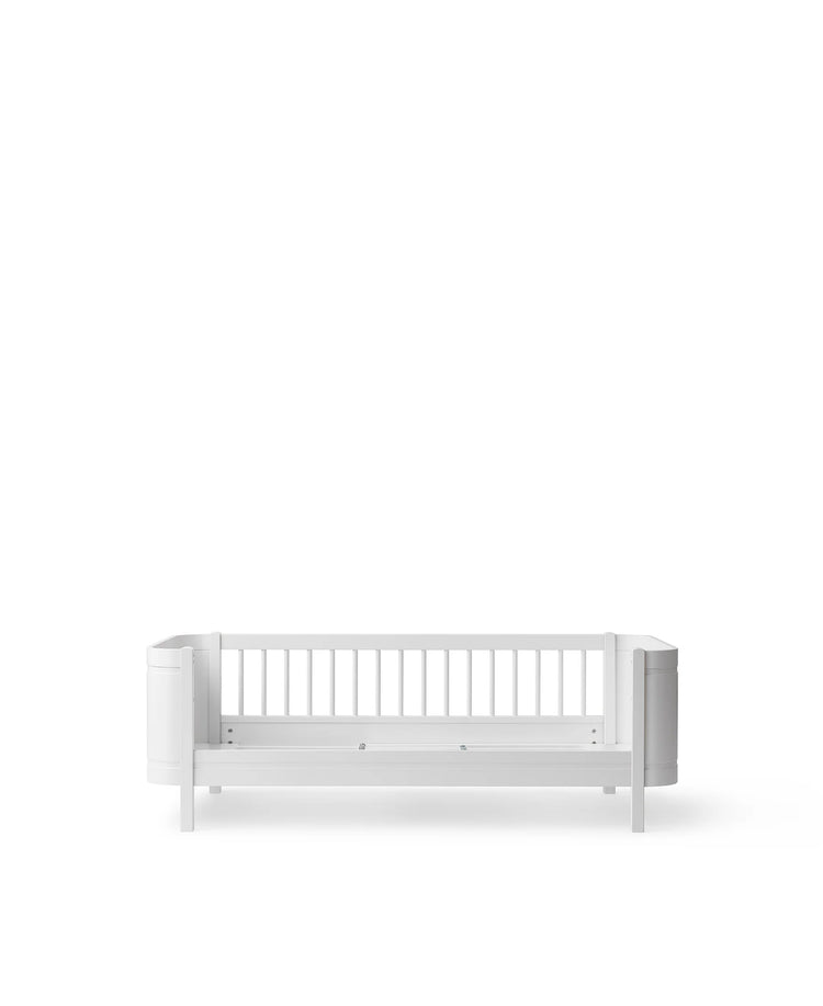 WOOD MINI + COT BED, INC. JUNIOR KIT, WHITE