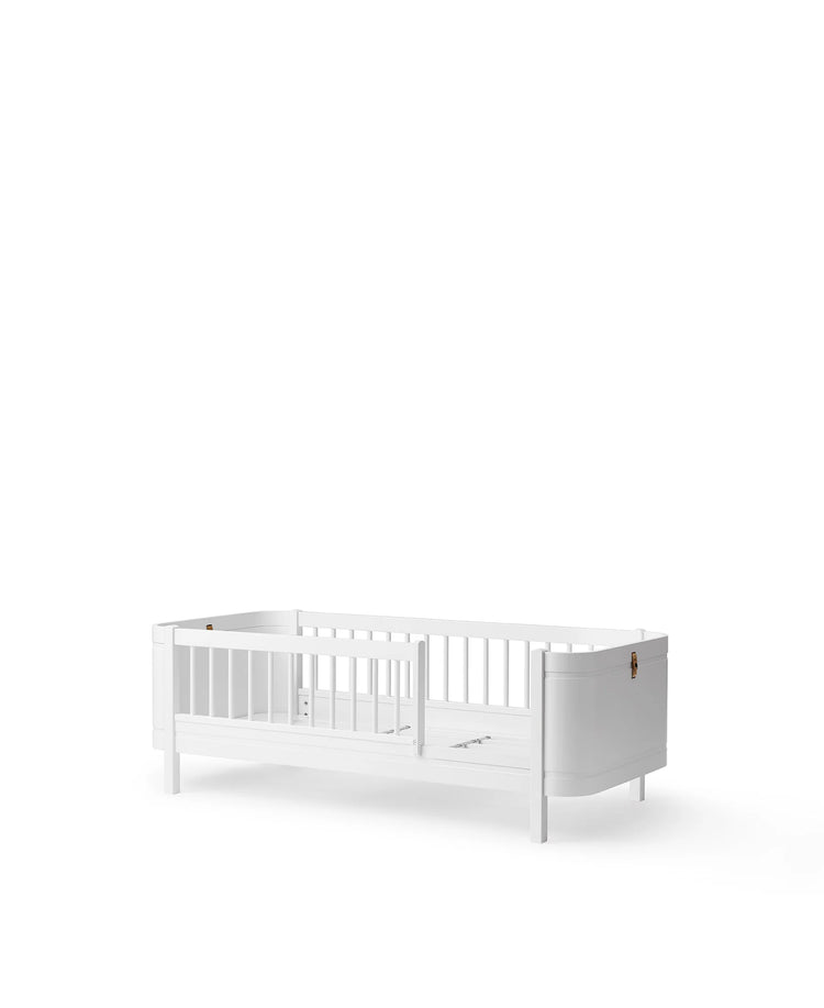 WOOD MINI + COT BED, INC. JUNIOR KIT, WHITE