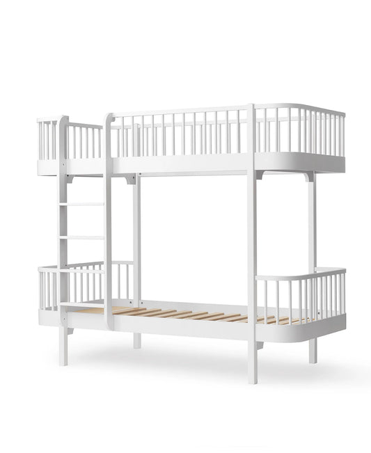 WOOD ORIGINAL BUNK BED , WHITE