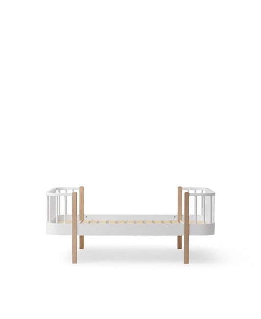 WOOD JUNIOR BED WHITE/OAK