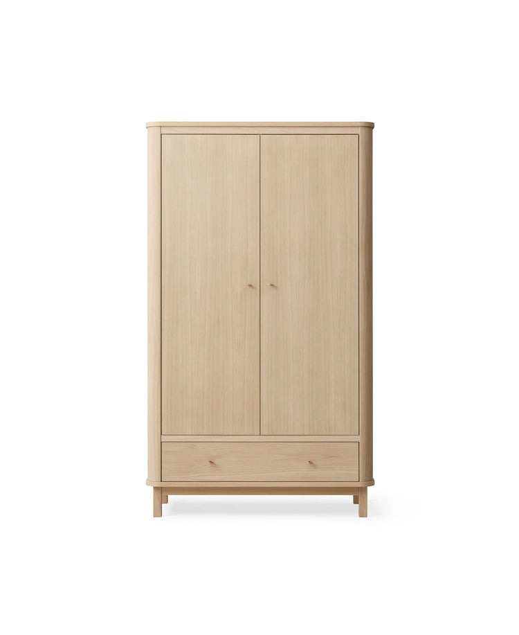 WOOD WARDROBES 2 DOORS, OAK