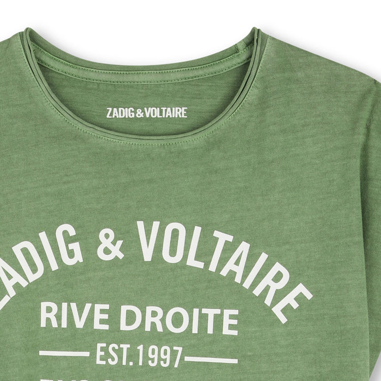 Camiseta manga corta verde – Zadig & Voltaire