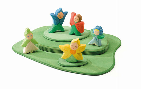 Niño Flor Nomeolvides de Madera