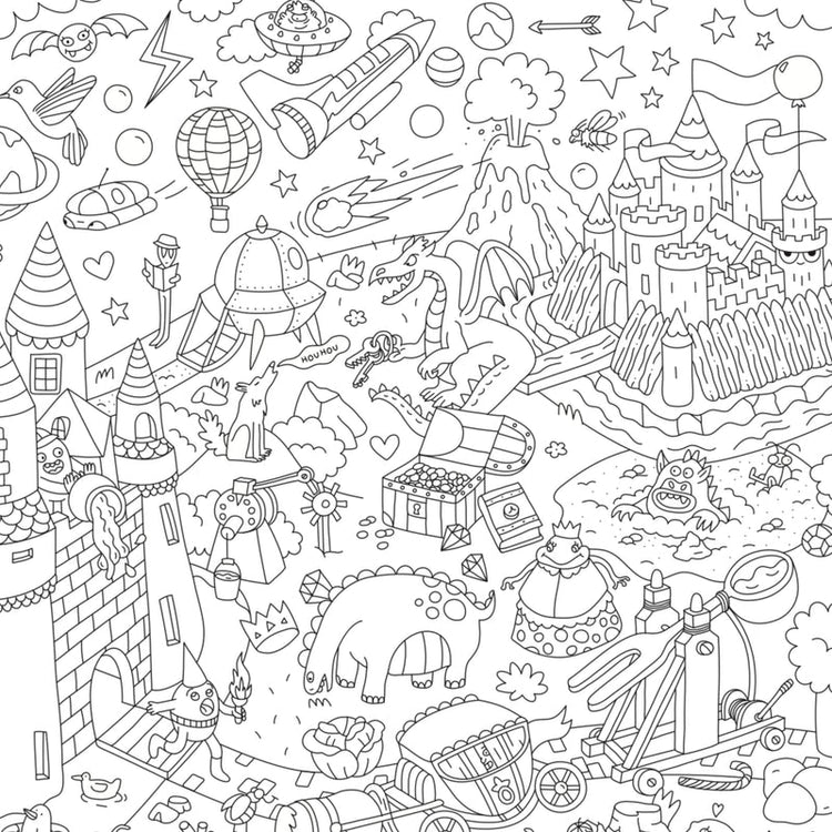 POSTER PARA COLOREAR - MAGIC