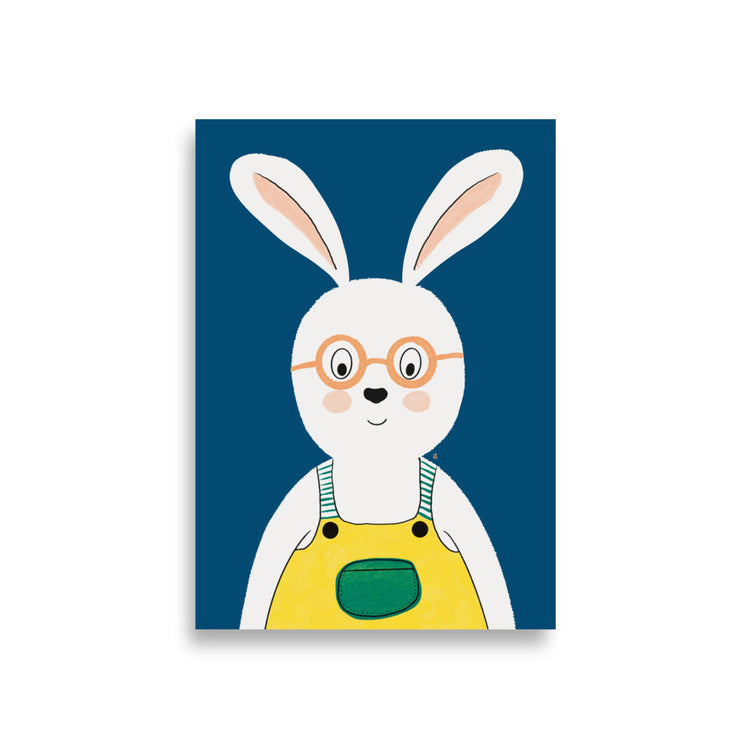 Lámina Decorativa Mi Amigo Conejo por Margaux Levaufre