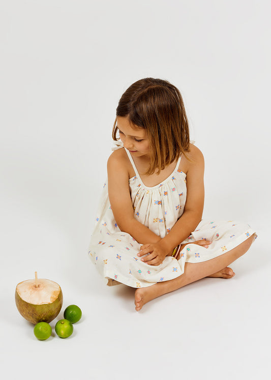 Vestido para niña Floral Strappy – Arsène et les Pipelettes