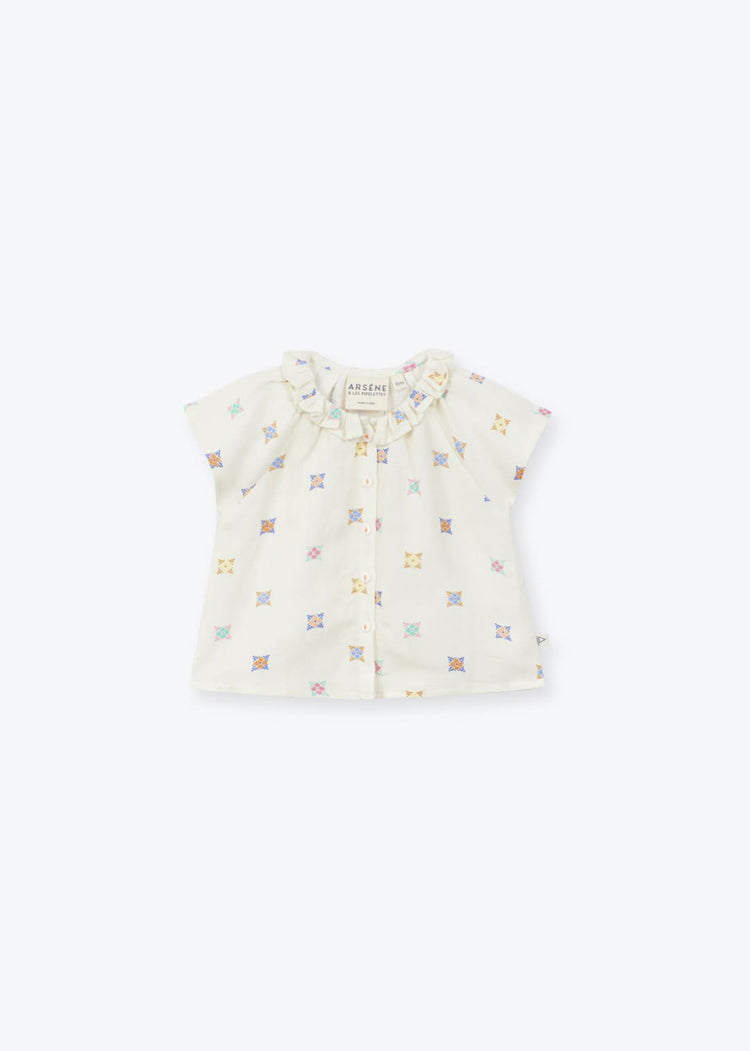 Blusa para bebé Flores – Arsène et les Pipelettes