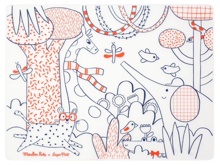 SET DE SILICONA PARA COLOREAR - SUPERPETIT X MOULIN ROTY TOUPITIS COLLAB