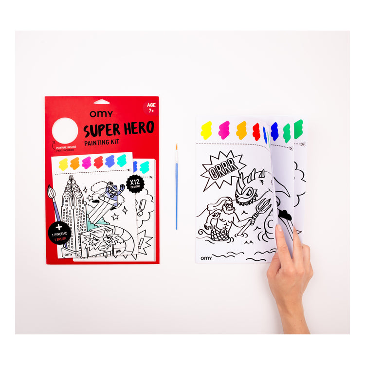 KIT DE PINTURA SÚPER HÉROES OMY