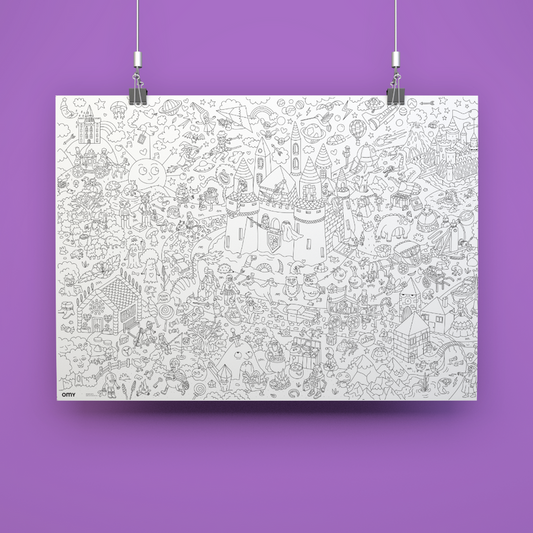 POSTER PARA COLOREAR - MAGIC